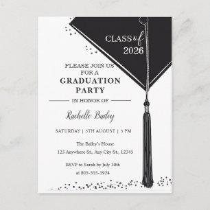 Invitation de remise des diplômes de la promotion