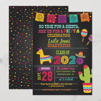 Invitation de remise des diplômes Fiesta 2026 - No