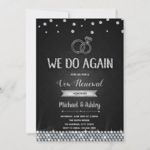 Invitation de renouvellement Vow