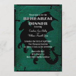 Invitation de répétition Vintage de l'épée de drag