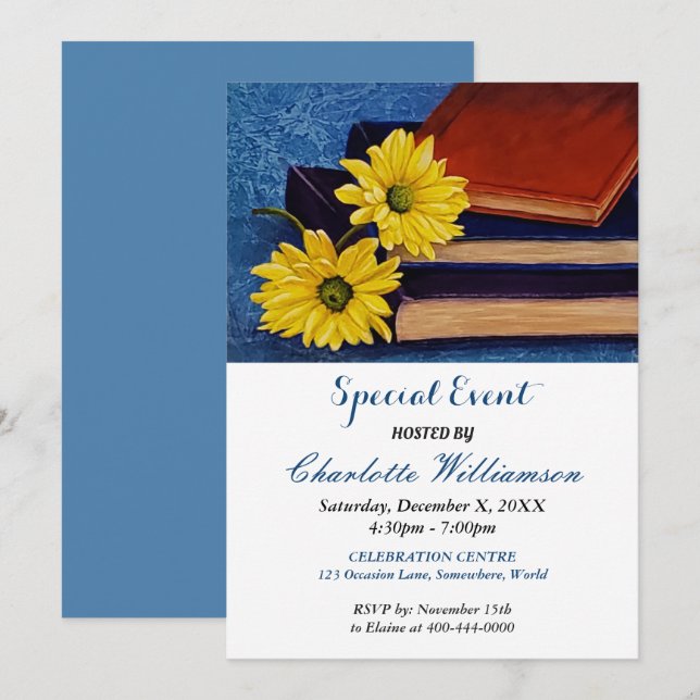 INVITATION DE RÉSERVE CLUB PARTY (Devant / Derrière)