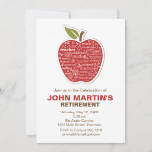 Invitation de retraite Apple