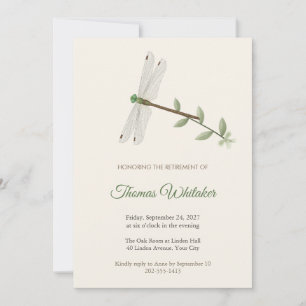 Invitation de retraite de la libellule Regal Darne