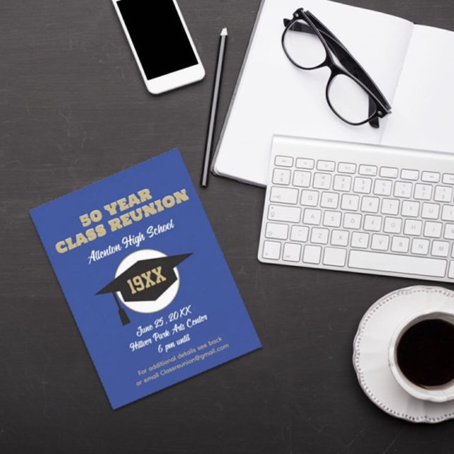 Invitation de réunion ! Carte postale Reunion de c (Créateur téléchargé)