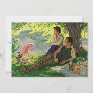 Invitation de réunion de famille de pique-nique vi