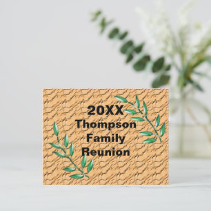 Invitation de réunion familiale bon marché