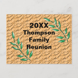 Invitation de réunion familiale bon marché