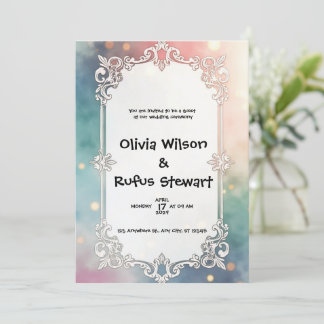 Invitation de rêve : Un Mariage surréaliste