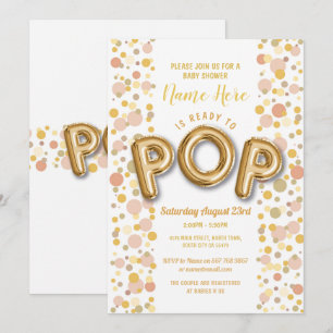 Invitation de révélation de genre prêt à POP Baby