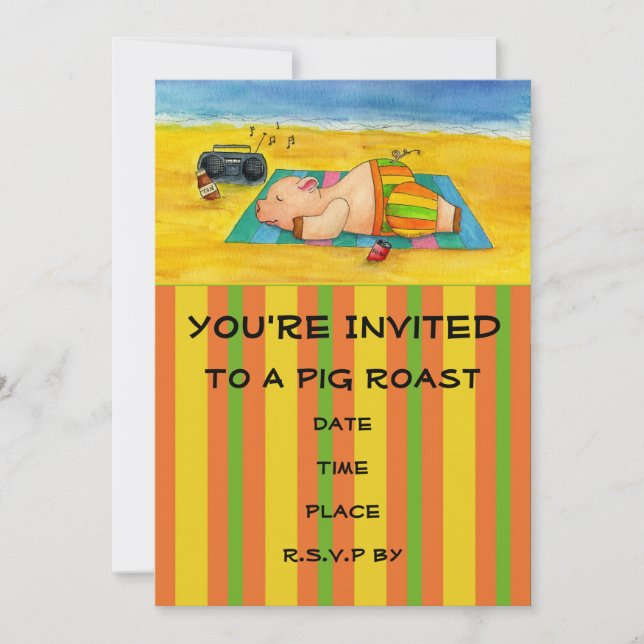 Invitation de rôti de porc (Devant)