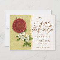 Invitation de sauvegarde de date de mariage à cach