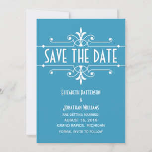 Invitation de sauvegarde de date Fancy Ornemental