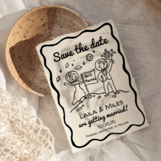 Invitation de sauvegarde de date fantaisiste et co