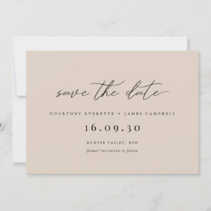 Invitation de sauvegarde de date moderne minimalis