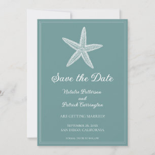Invitation de sauvegarde de la date de l'étoile de