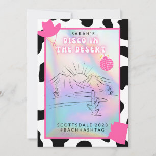 Invitation de Scottsdale Bach "Disco in the Desert