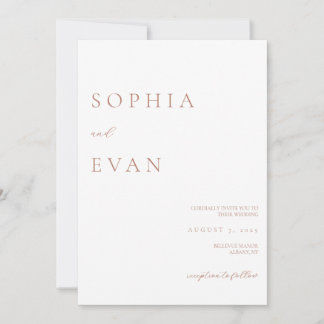 Invitation de script élégant simple
