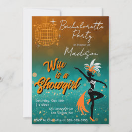Invitation de Showgirl