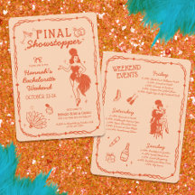 Invitation de Showstopper Final Showgirl