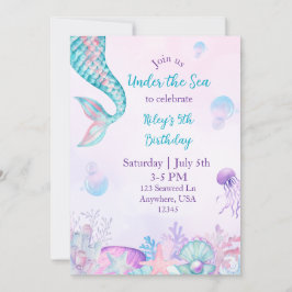 Invitation de sirène sous la mer