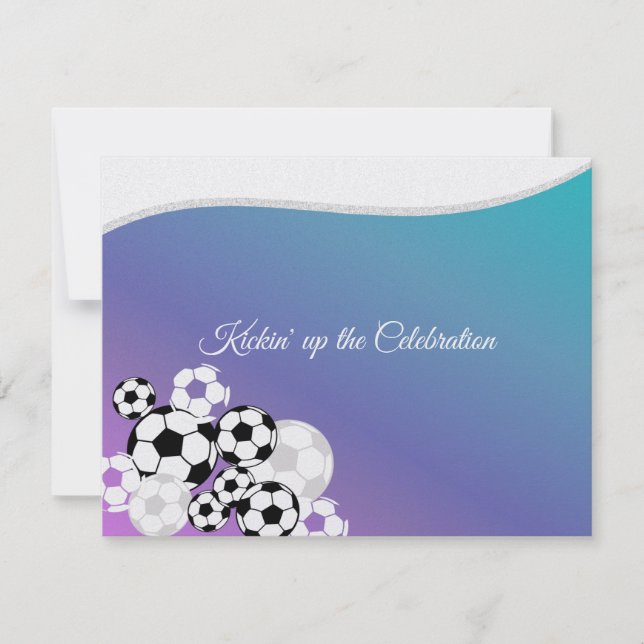 Invitation de soccer Bar Mitzvah Invitation (Devant)