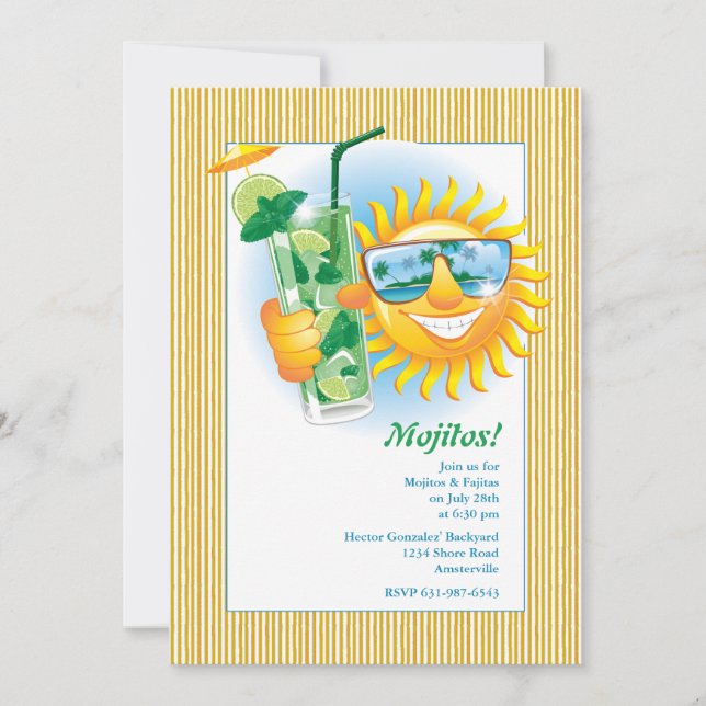 Invitation de sourire de Sun (Devant)