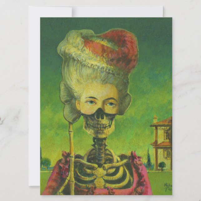 Invitation De Squelette Pour Toutes Les Occasions (Devant)