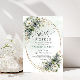 Invitation de style bohème pour une douce Seizaine