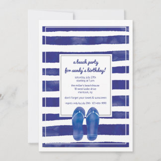 Invitation de style d'été