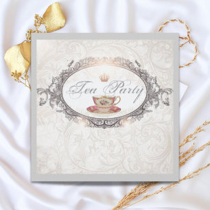 Invitation de Tea Party Fête des mariées de thé vi