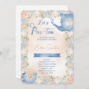 Invitation de Tea Party modifiable