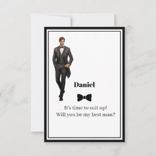Invitation de témoin de mariage