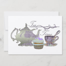 Invitation de temps de thé