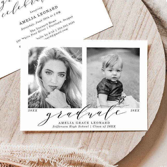 Invitation De temps en temps, la fête de la graduation en pho (Créateur téléchargé)