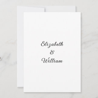Invitation de texte calligraphie minimaliste