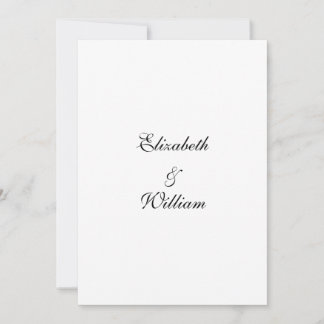 Invitation de texte calligraphie minimaliste