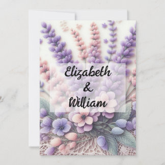 Invitation de texte calligraphie minimaliste