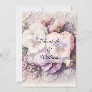 Invitation de texte calligraphie minimaliste