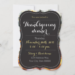 Invitation de Thanksgiving