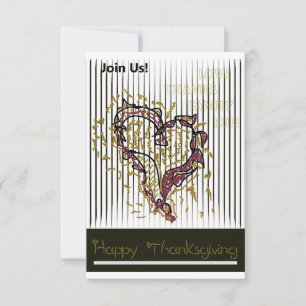 Invitation de Thanksgiving