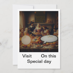 Invitation de Thanksgiving
