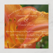 Invitation de Tiger Lily