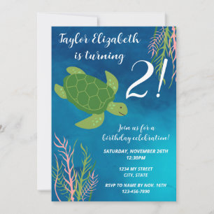 Invitation de tortues marines