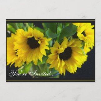 Invitation de tournesol
