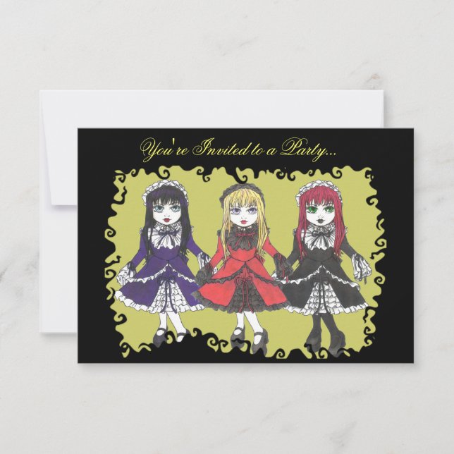 Invitation de trois soeurs (Devant)