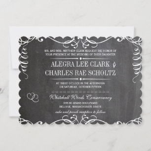 Invitation de typographie vintage moderne tableau