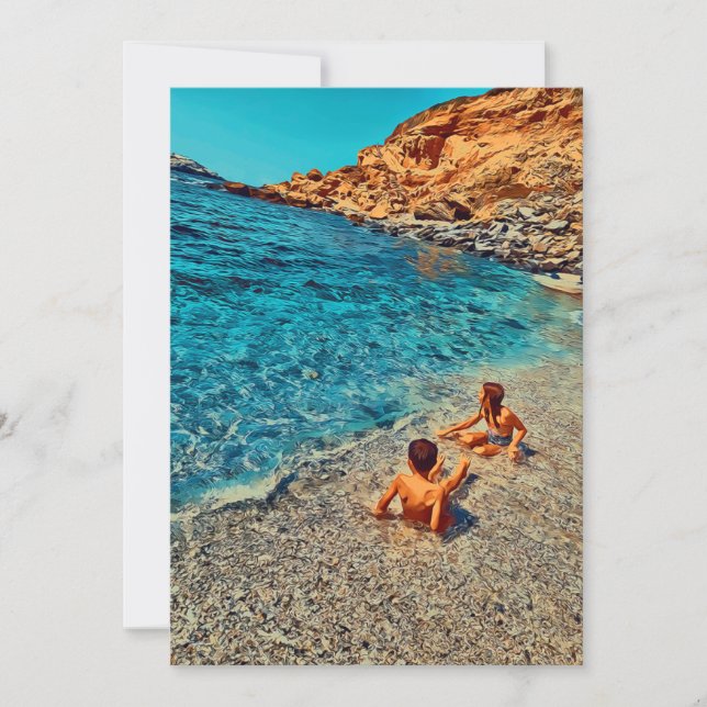 Invitation de vacances (Devant)