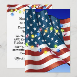 Invitation de vacances patriotique