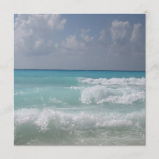 Invitation de vagues de Cancun