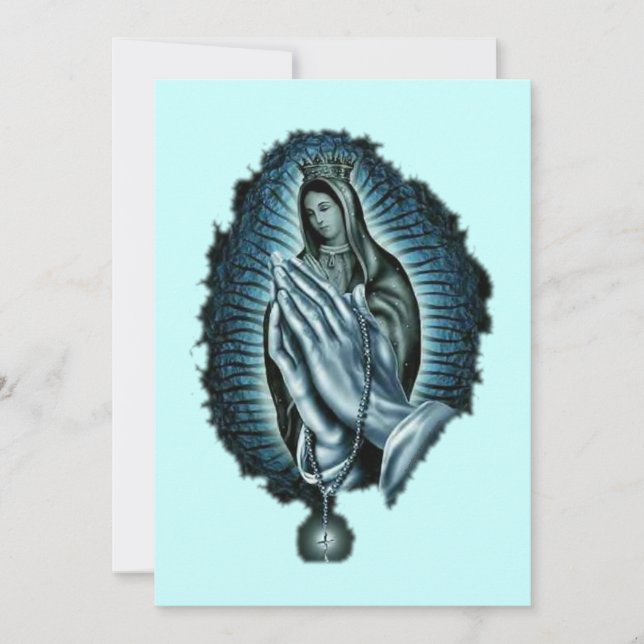 Invitation de Vierge Marie à la prière violette (Devant)